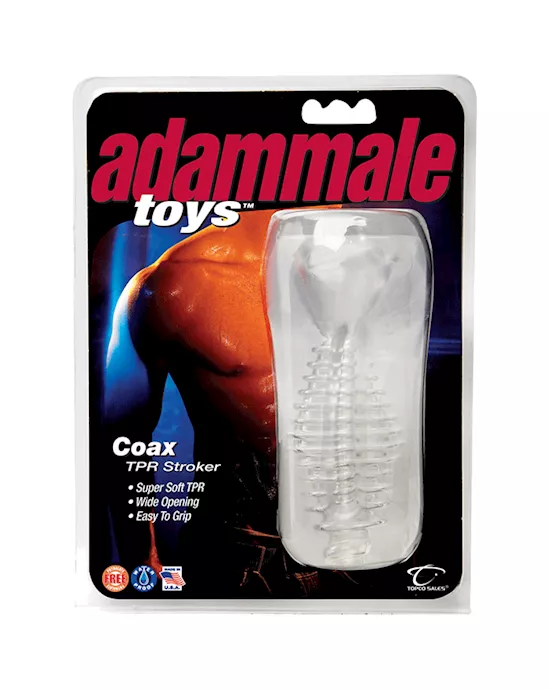 Adam Male Toys Coax TPR Stroker