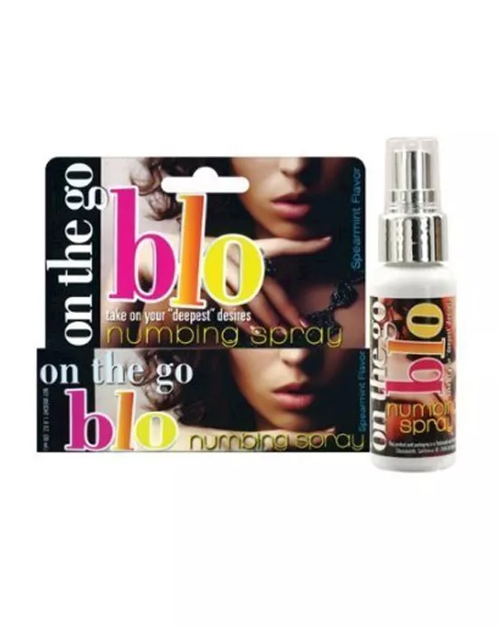 On The Go Blo Numbing Spray Spearmint