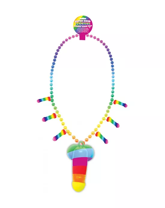 Rainbow Pecker Whistle Necklace