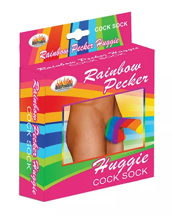Rainbow Huggie Mens Cock Sock