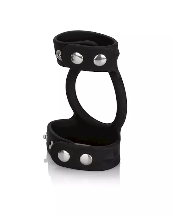 Silicone Tri-snap Cock & Ball Cage
