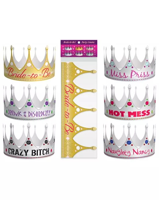 Bride-To-Be Party Crowns