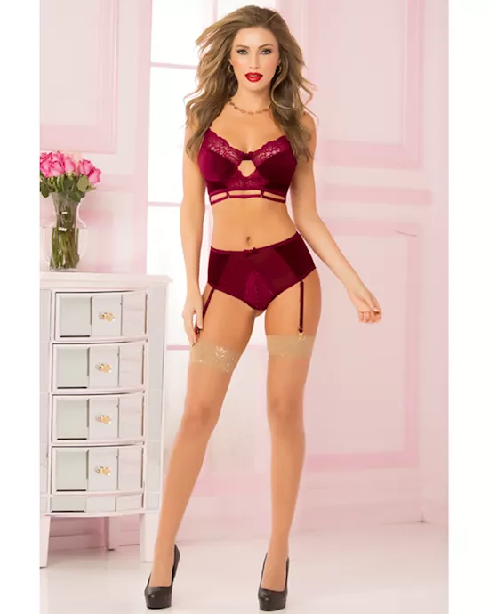 Smooth Like Velvet Bra Set