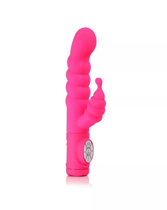 Swirl Vibrator with Clit Stem
