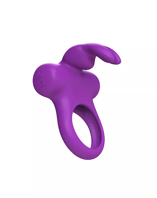 OhhhBunny Frisky Bunny Vibrating Ring Purple