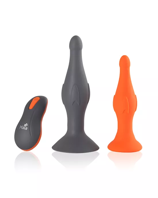 Vibrating Butt Plug Set-Remote Control