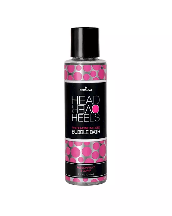 Sensuva Head Over Heels Passion Fruit & Guava Pheromone Bubble Bath 236 m