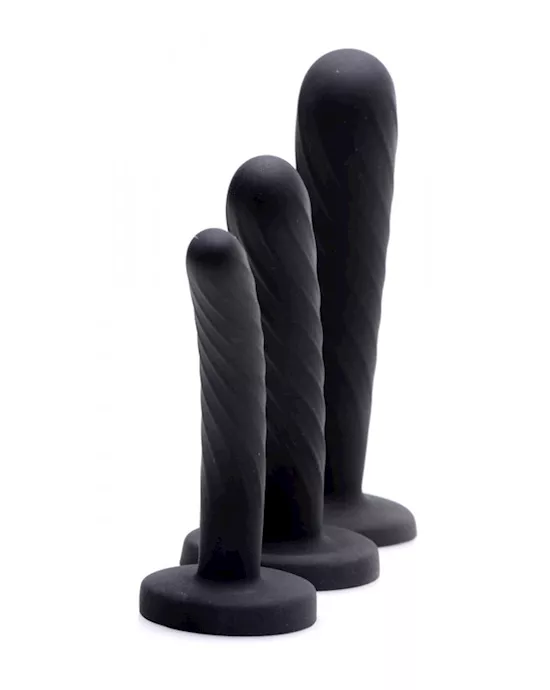 Trinity Strap-On 3 piece Dildo Set