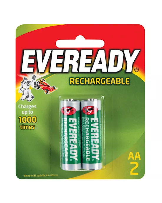 Eveready Recharge Batteries AA 2pk
