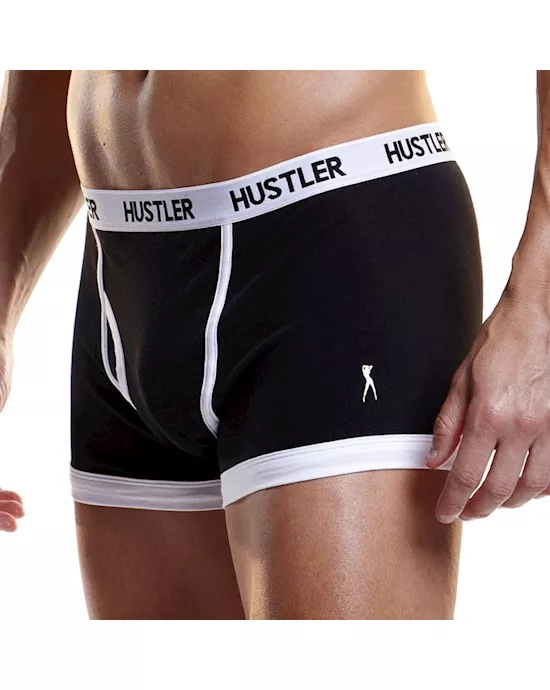 Logo Elastic Cotton/Spandex Trunk