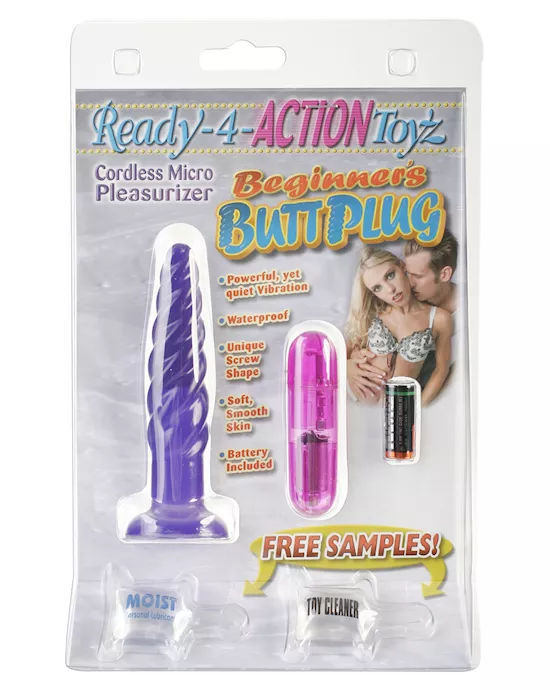 R4A BEGINNERS BUTT PLUG PURPLE
