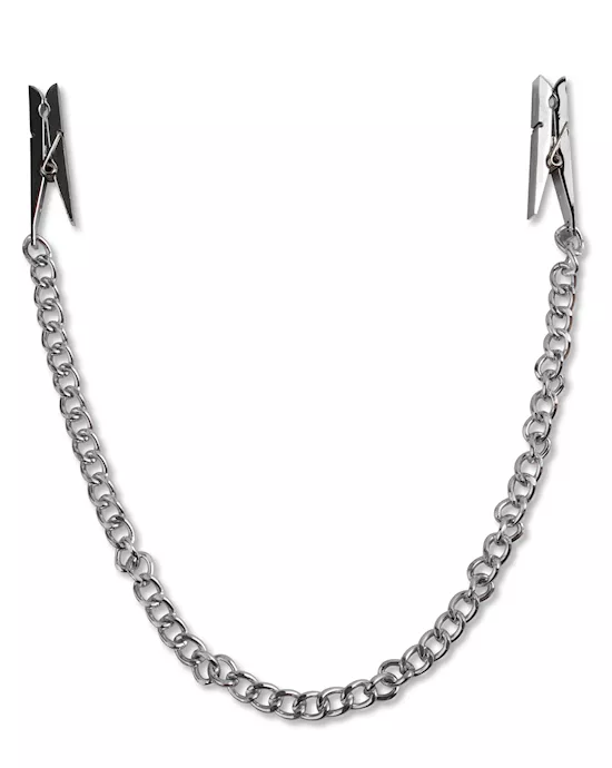 NIPPLE CHAIN CLIPS-SILVER