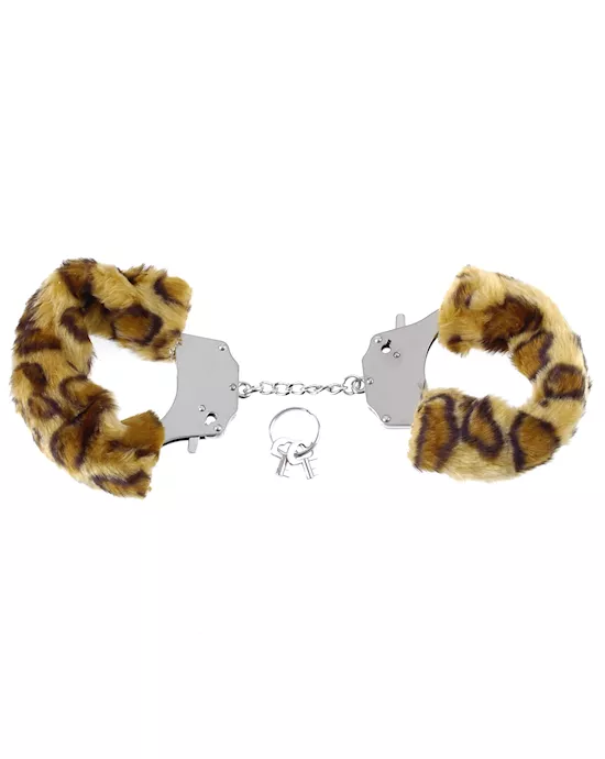 FURRY LOVE CUFFS CHEETAH