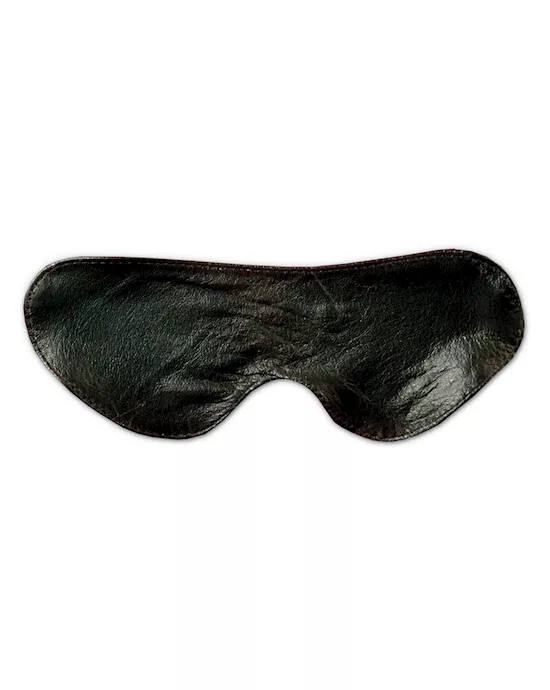 LOVE MASK--BLACK LEATHER