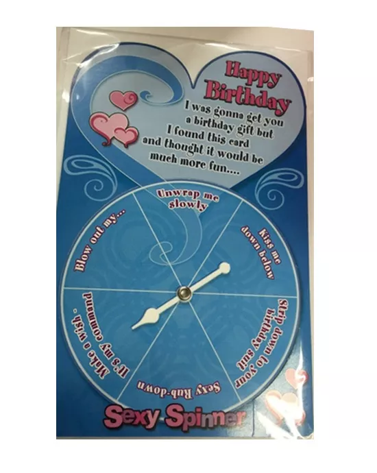 Sexy Spinner Greeting Card Birthday Card