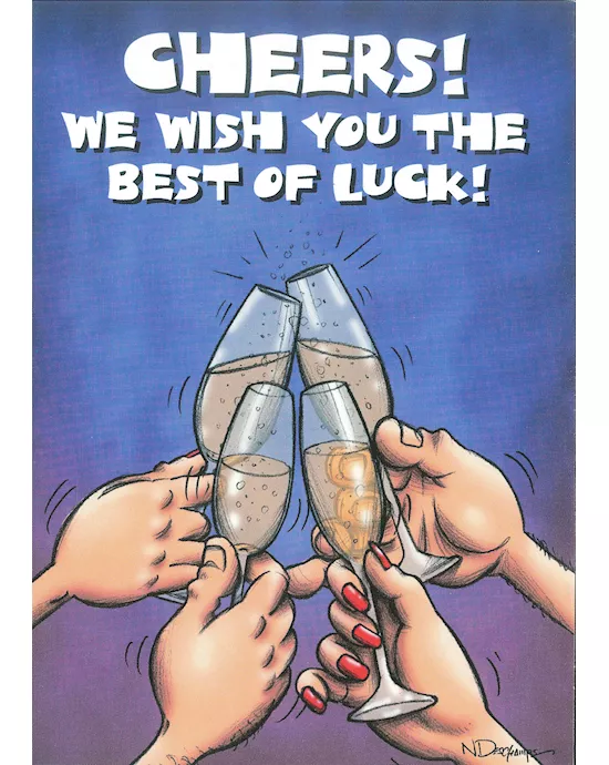 CHEERS WE WISH YOU