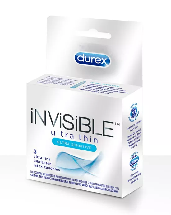 Durex Invisible 3pk