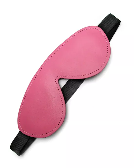 Bound Leather Blindfold