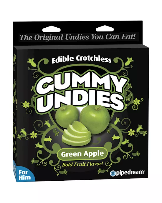 male edible GUMMY UNDIES APPLE