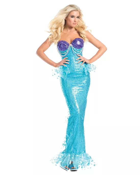1 Piece  Under the Sea Mermaid  Costume - M/L
