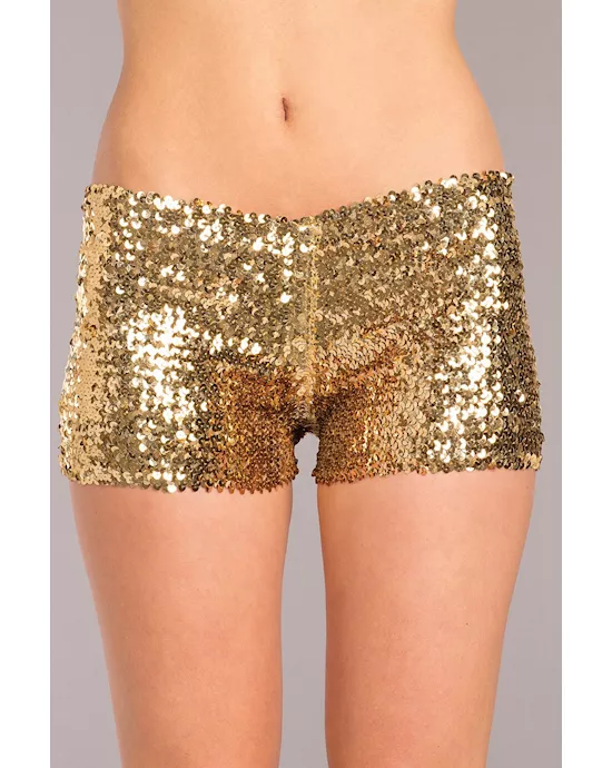 Sequin booty shorts