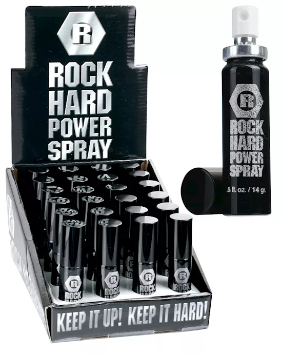 ROCK HARD POWER SPRAY 24 DISPLAY