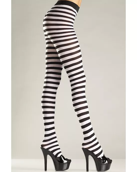 Striped Delight Pantyhose