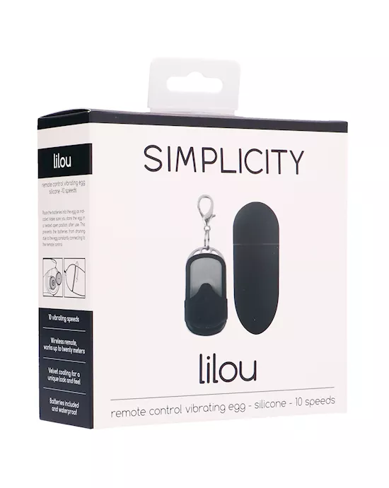 LILOU remote control vibrating egg