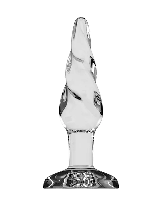 Butt Plug - Twisted - Glass