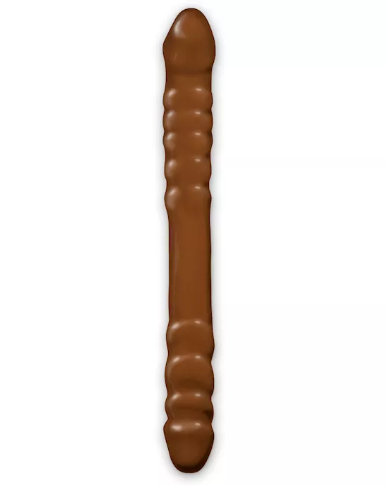 Basix Double Dong Brown 16 INCH