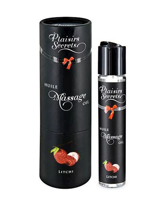 Plaisirs Secrets Massage Oil Lychee