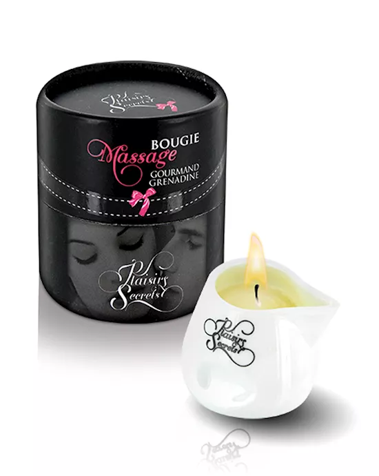 Plaisirs Secrets Massage Candle Grenadine