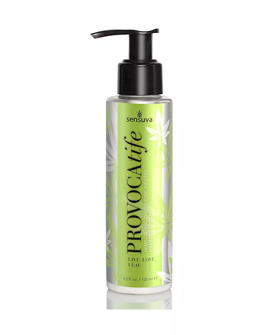Sensuva Provocatife Cannabis Oil & Pheromone Infused Massage Lotion 120 m