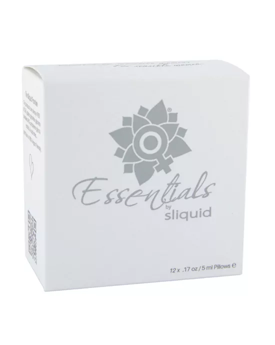 Sliquid Essentials Lube Cube 12 sachets sample pack