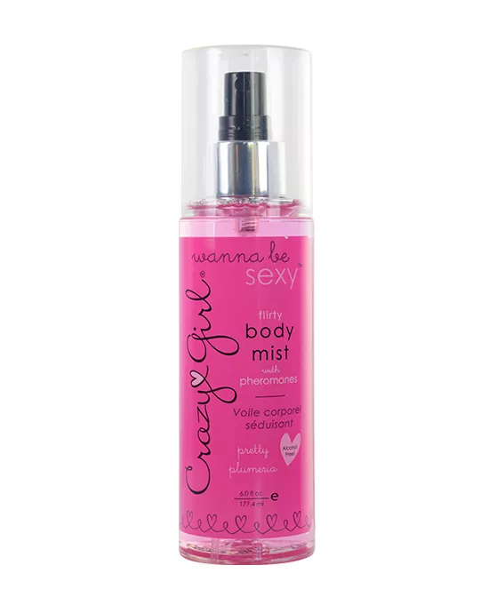 Crazy Girl Wanna Be Sexy Flirty Body Mist Plumeria