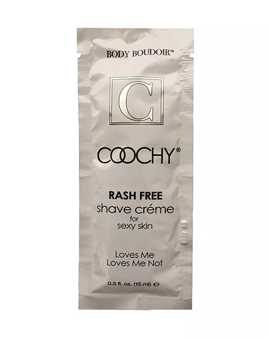 Coochy Shave Cream Love Me Love Me Foil Pack