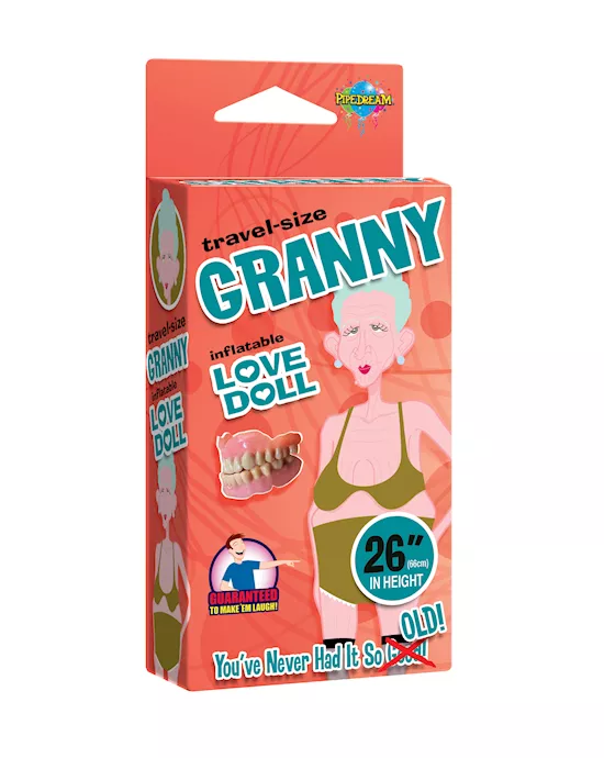 Travel Size Granny Inflatable Love Doll
