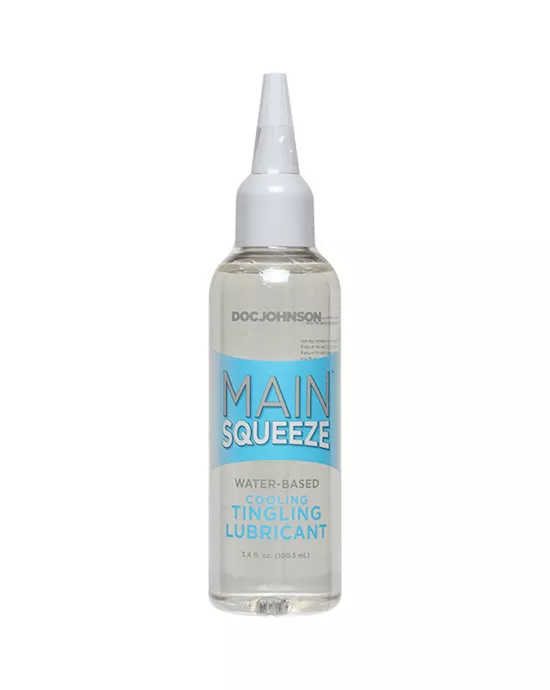 Main Squeeze - Cooling and Tingling Water-Based Lubricant 