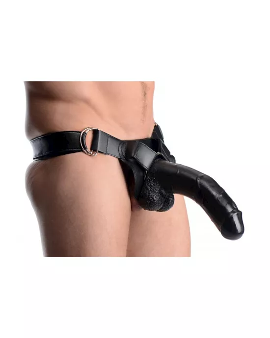 Infiltrator II Hollow Strap-On & 10 Inch Dildo