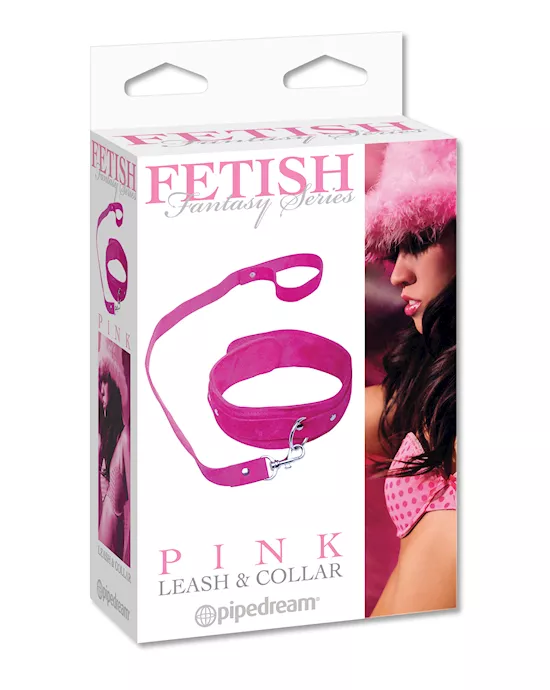 FF PINK LEASH & COLLAR