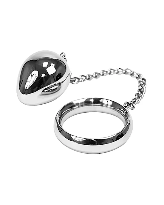 Donut C-Ring Anal Egg Size with Chain