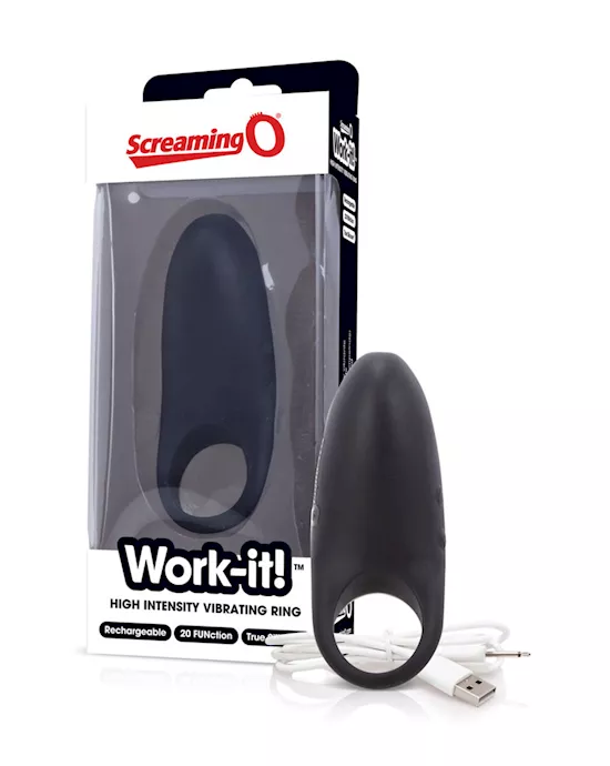 Work-It Charged Cock Ring
