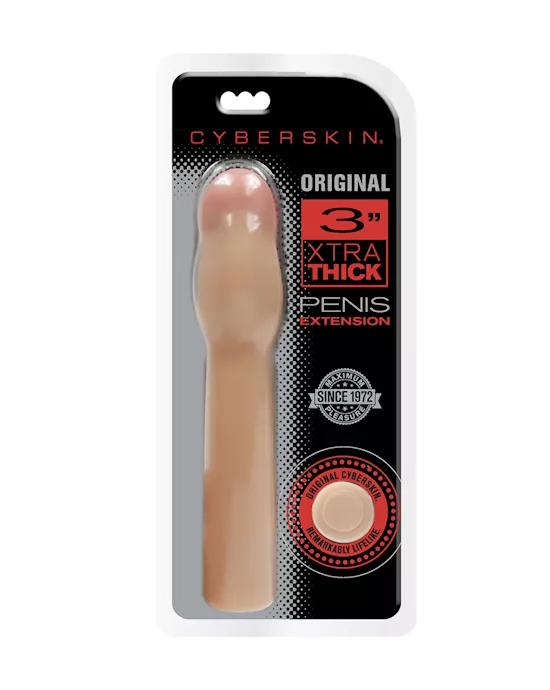 CyberSkin Original 3 Inch Xtra Thick Penis Extension