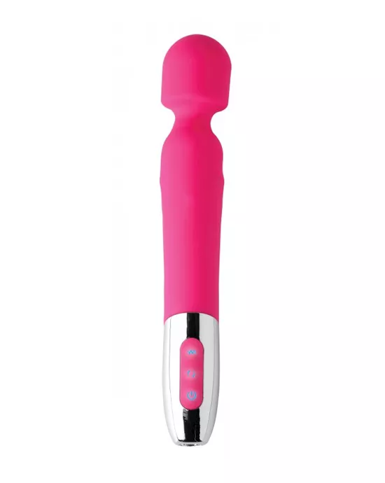 Empowered 10X Rotating Wand With Massage Beads