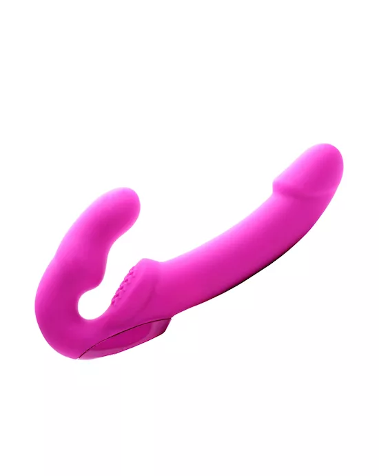 Evoke Rechargeable Vibrating Silicone Strapless Strap-On