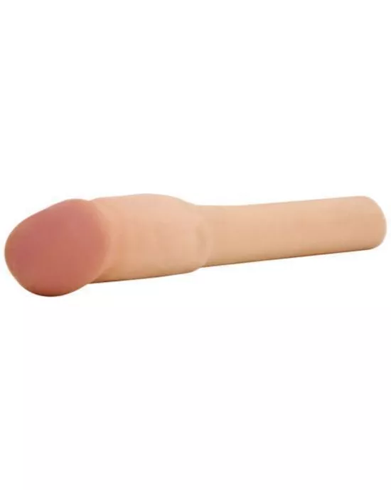 CyberSkin 4 Inch Xtra Thick Vibrating Transformer Penis Extension Light Clamshell