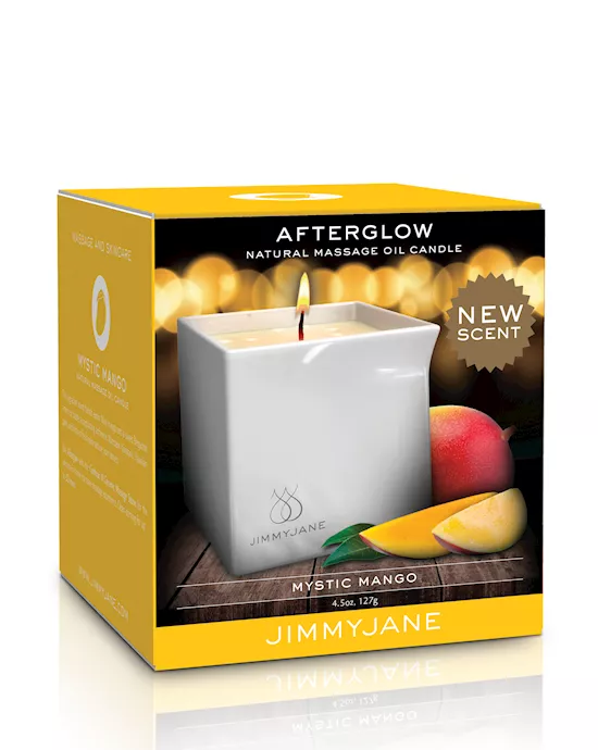 JimmyJane Afterglow Massage Oil Candle - Mystic Mango