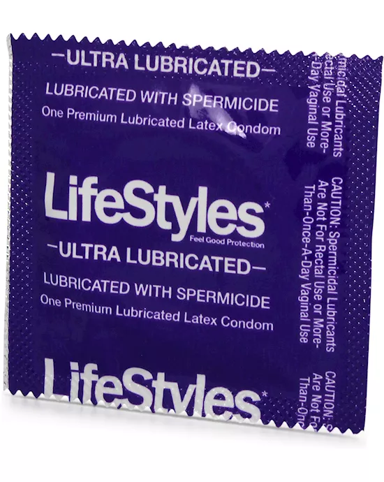 LIFESTYLES ULTRA LUBRICATED WITH SPERMICIDE - 1000 PC