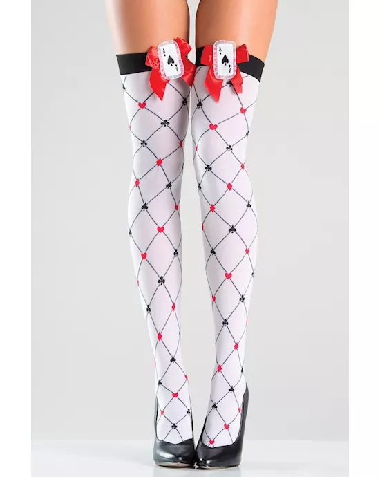 Pocket Aces Stockings