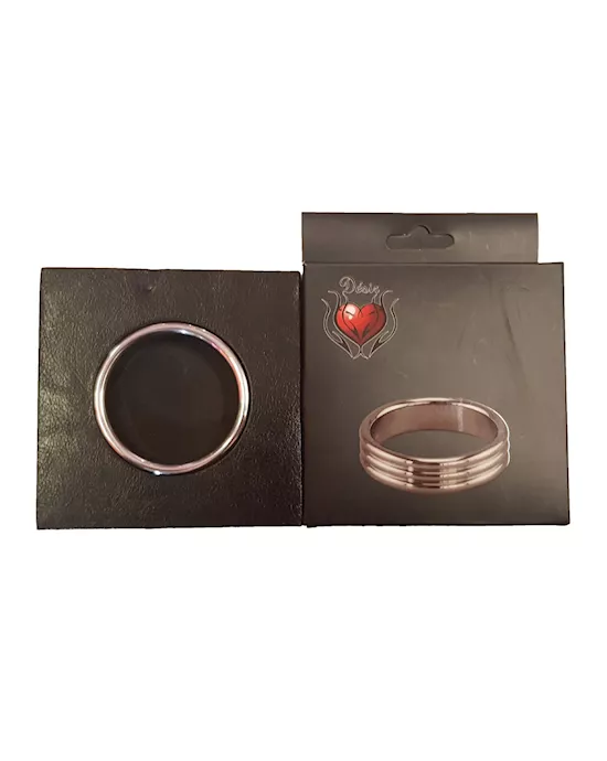 Desir Triple Ridge Cock Ring - 50mm